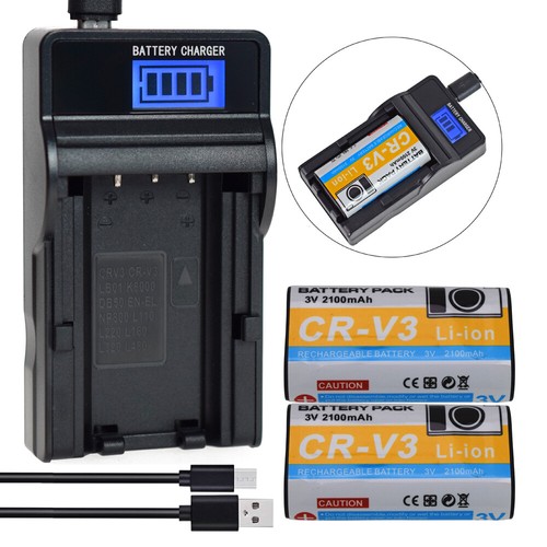 Batteria caricatore lcd - batteria,