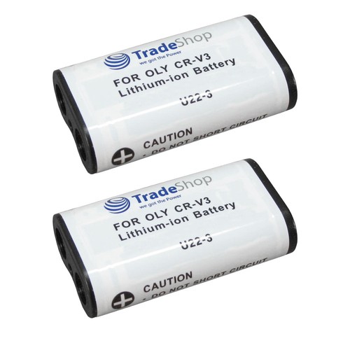 Batteria 2000mah per pentax - 2x,